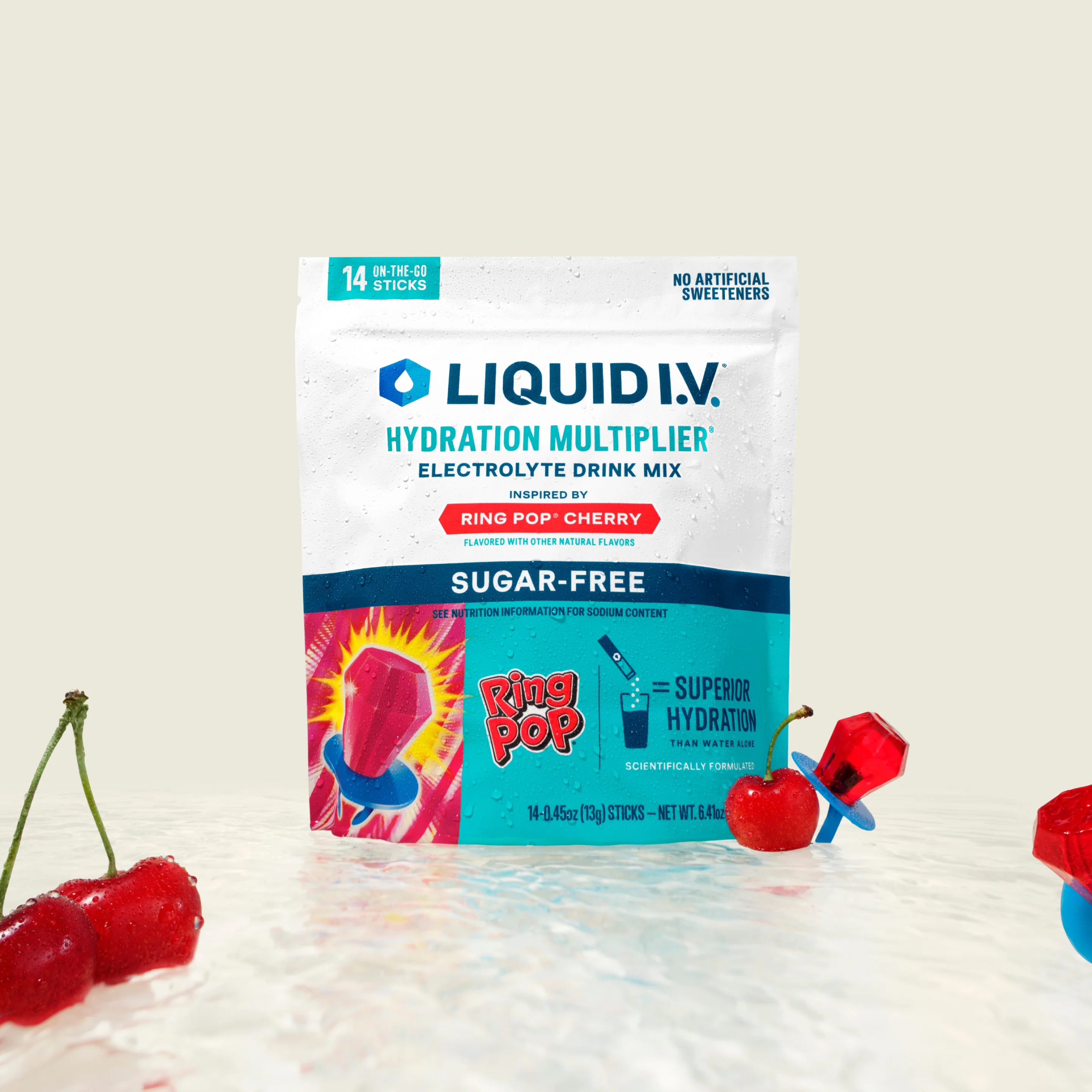 Ring Pop® Cherry Hydration Multiplier® Sugar-Free - Image 2