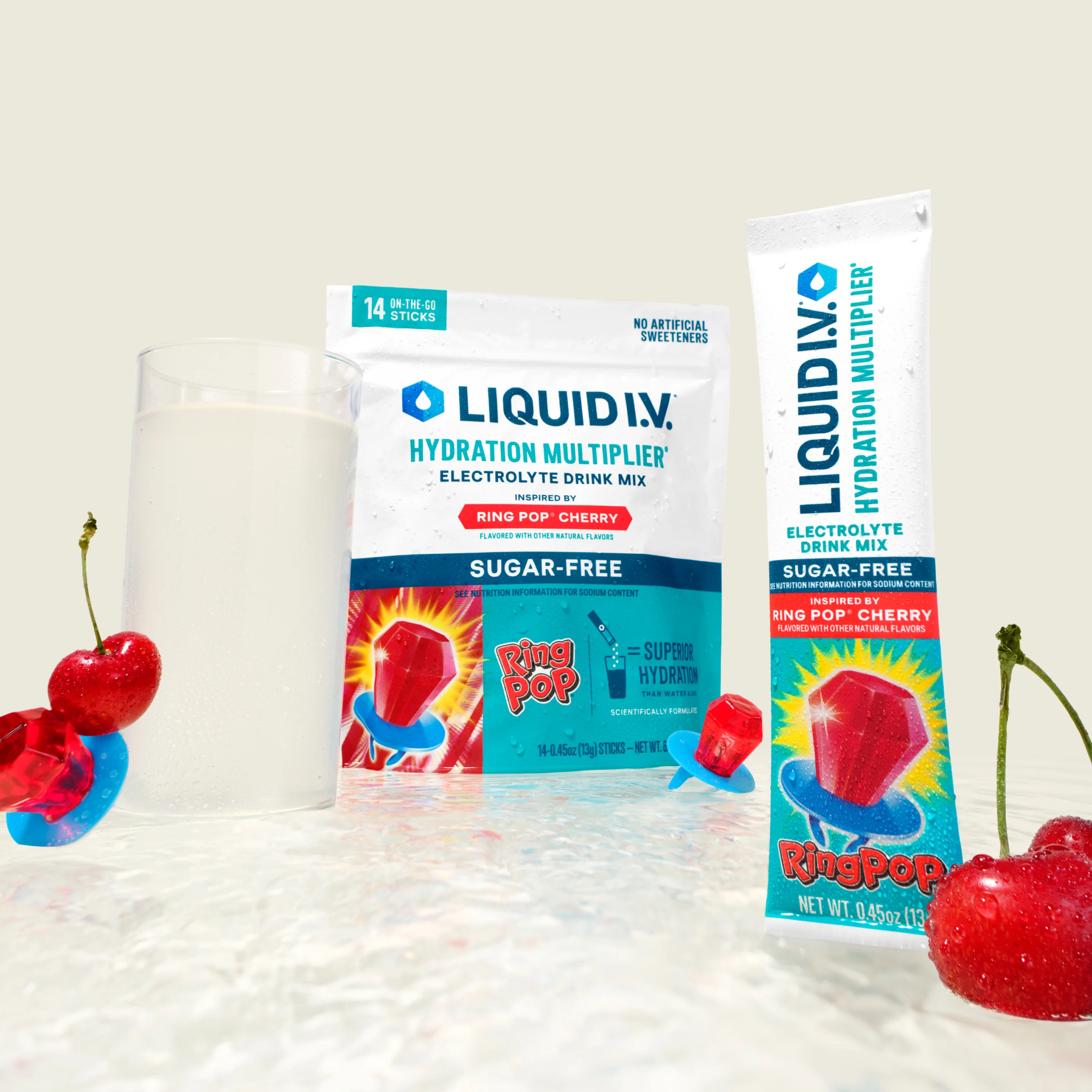 Ring Pop® Cherry Hydration Multiplier® Sugar-Free - Image 3